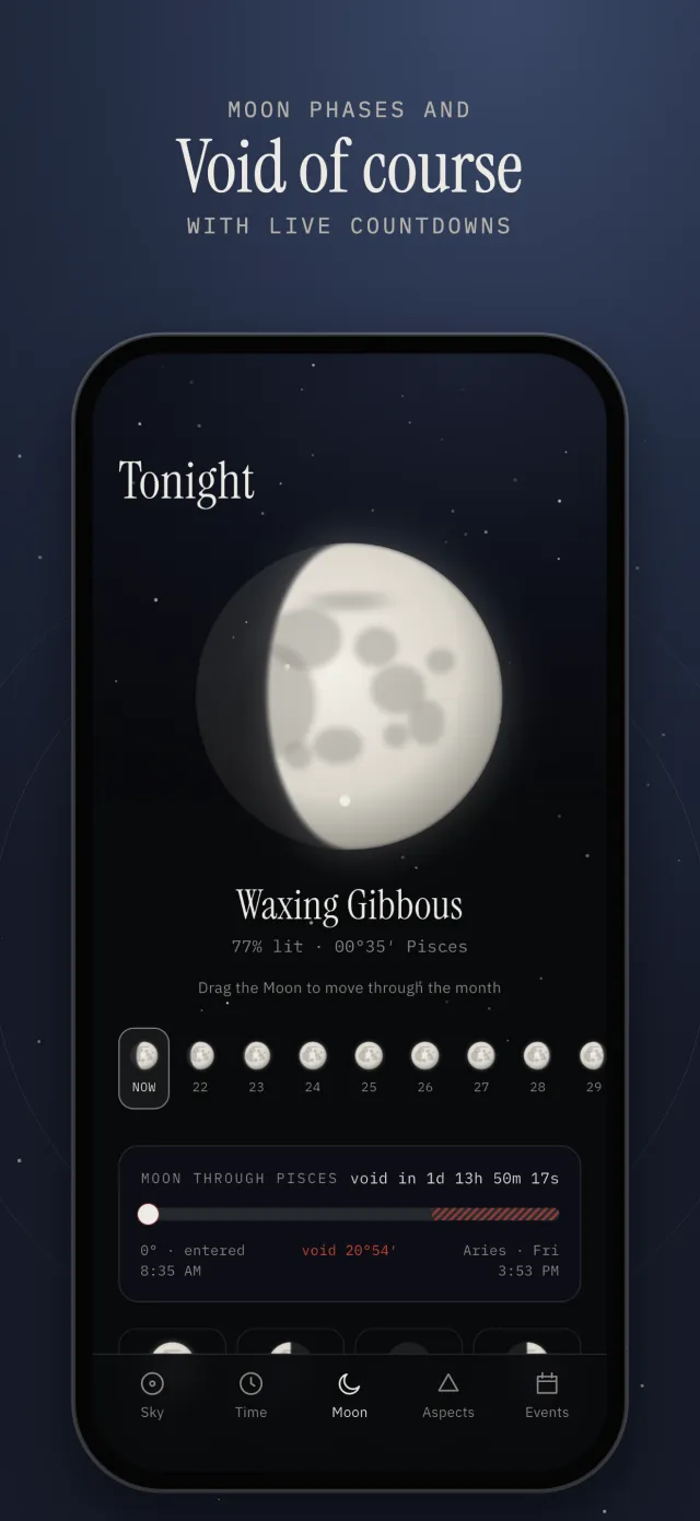 Sky Today: Retrograde Tracker App Screenshot 6