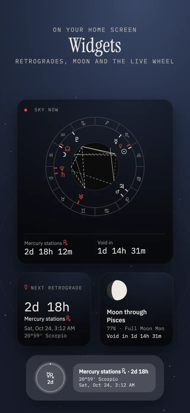 Sky Today: Retrograde Tracker App Screenshot 8