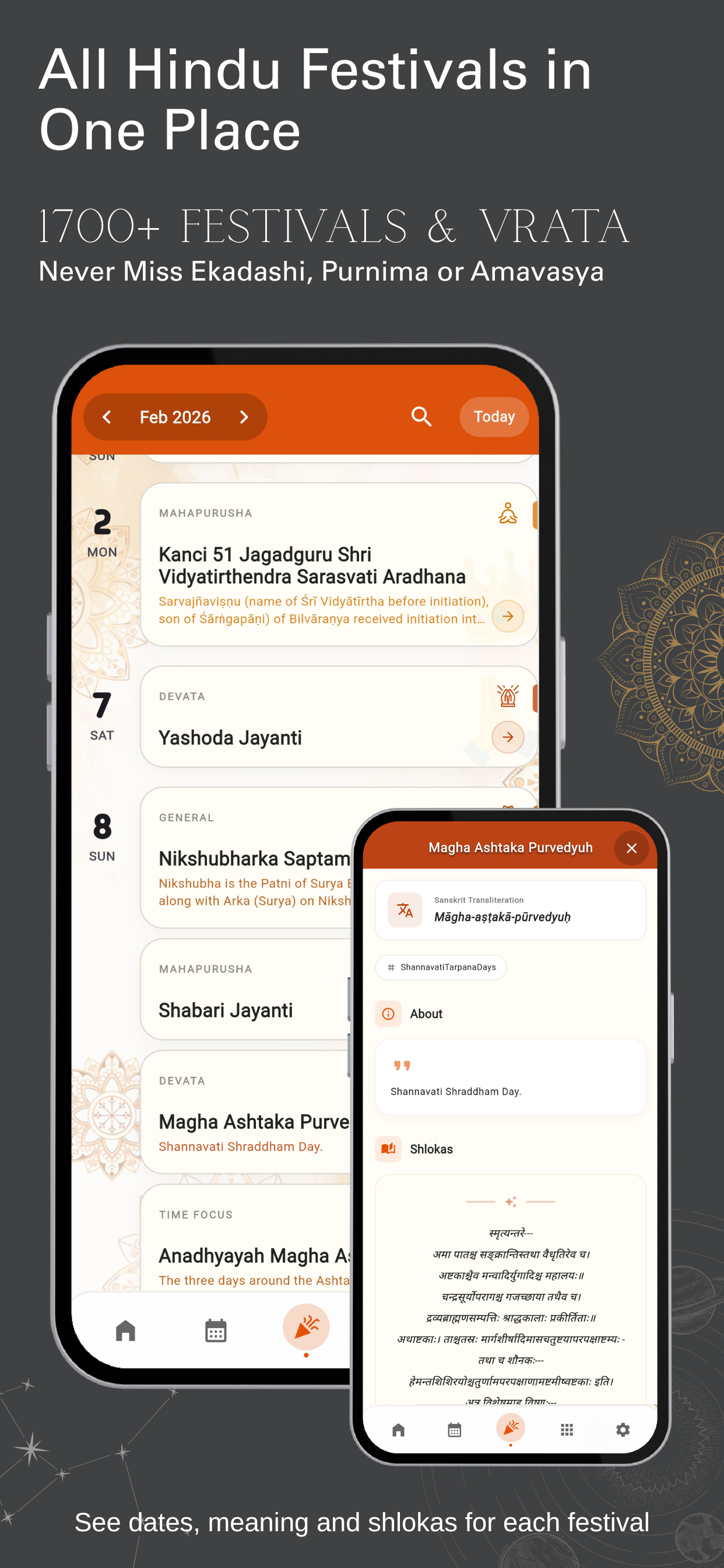 हिंदू कैलेंडर और पंचांग 2026 App Screenshot 2